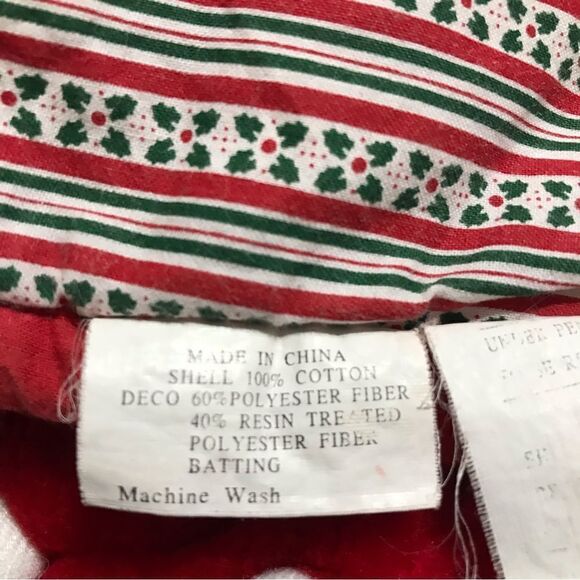 Vintage Santa Claus Christmas Quilted Blanket - Picture 16 of 16